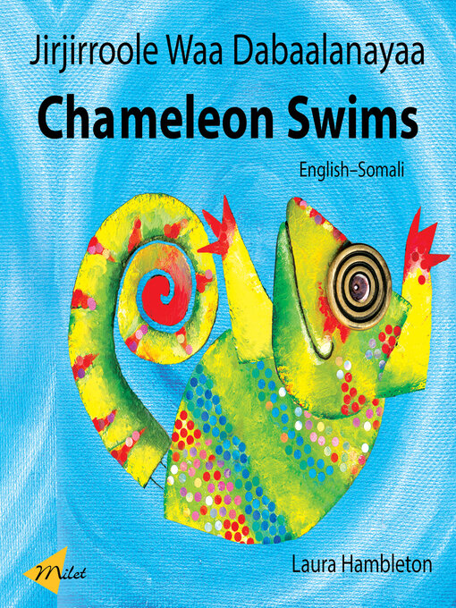 Imagen de portada para Chameleon Swims (English–Somali)
